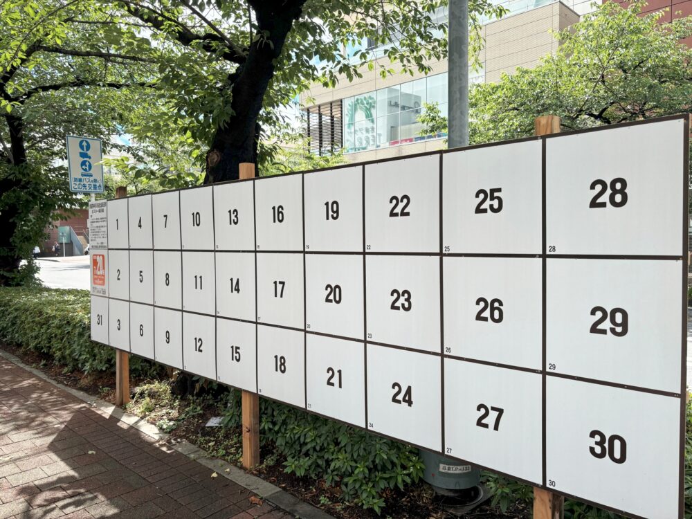 Election bulletin board